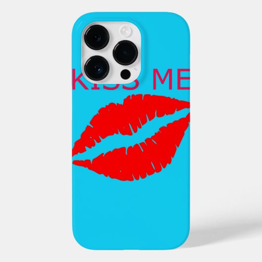 Kus me Case-Mate iPhone case (Achterkant)