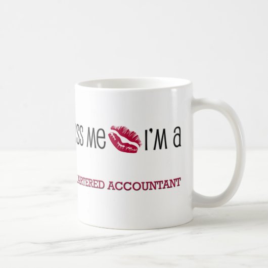 Kus me dat ik een GEHANDICAPTE ACCOUNTANT ben Koffiemok (Rechts)