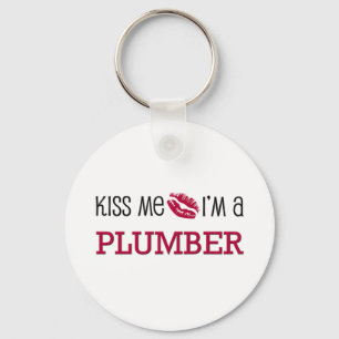 Kus me dat ik een PLUMBER ben Sleutelhanger