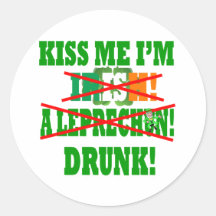 Kus me dat ik Iers ben, een leprechaun, drink!