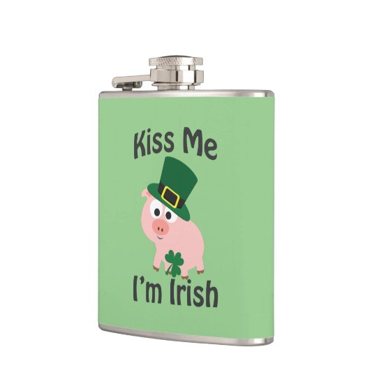 Kus me dat ik Iers ben! Varkens Heupfles (Links)