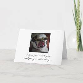 Kus me de Kaart van de Verjaardag