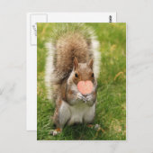 kus me eekhoorn briefkaart (Voorkant / Achterkant)