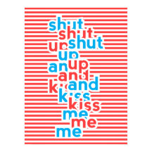 Kus Me, Girl Power, typografie