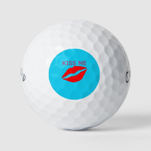 Kus me golfballen (Voorkant)
