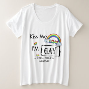 kus me grote maat t-shirt