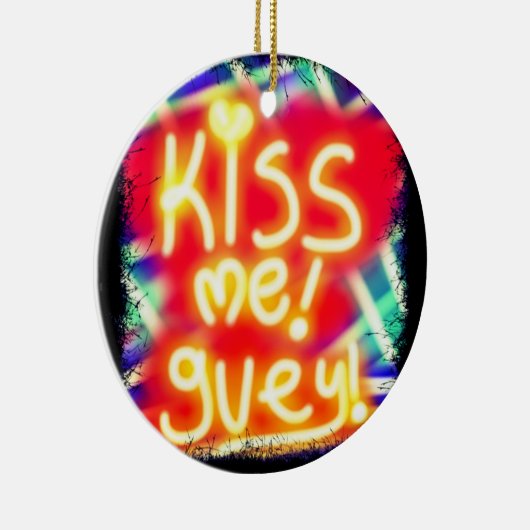 kus me guey keramisch ornament (Rechts)