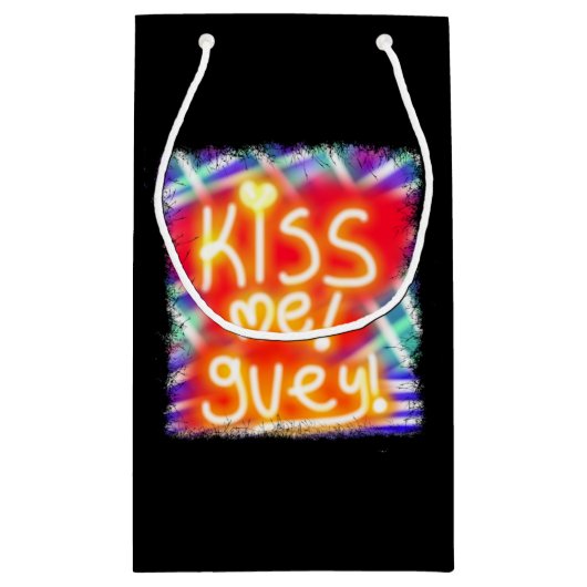 kus me guey slang spangish klein cadeauzakje (Achterkant)