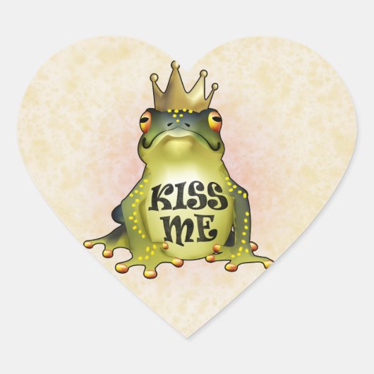 Kus me hart sticker (Voorkant)