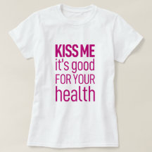 'Kus me, het is goed voor je gezondheid'