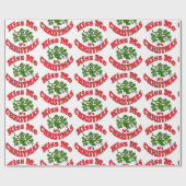 Kus me, het is Kerstmis. Cadeaupapier (Vlak)