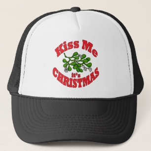 kus me het is Kerstmis Trucker Pet