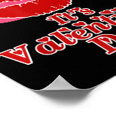 Kus Me Het is Valentijnsdag - Valentijnsdag Poster (Hoek)