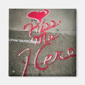 Kus me hier-klein Italië, NYC magneet (Voorkant)