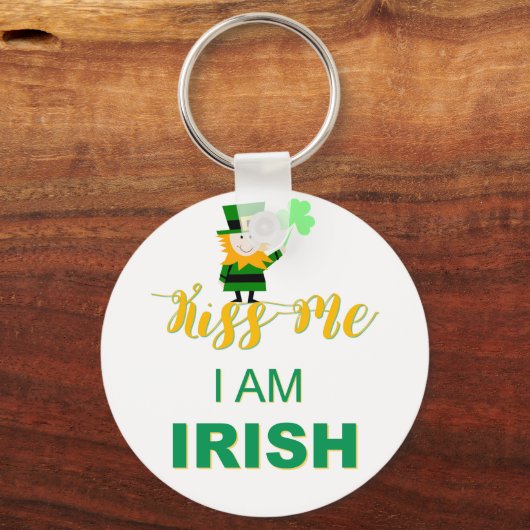 Kus Me I AM Irish Sleutelhanger (Voorkant)