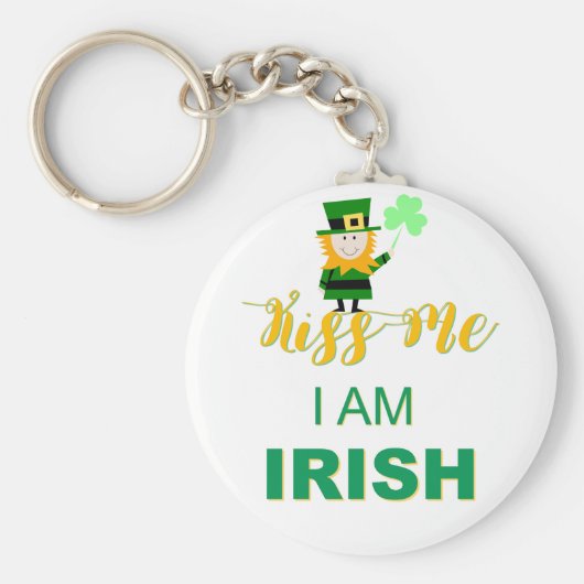 Kus Me I AM Irish Sleutelhanger (Voorkant)