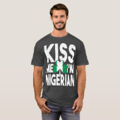 Kus me i m Nigerian Nigeria vlaggen St Patricks Da T-shirt (Voorkant volledig)