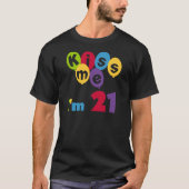 Kus me Ik ben 21 T-shirts en cadeautjes op de verj (Voorkant)