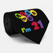 Kus me Ik ben 21 T-shirts en cadeautjes op de verj Stropdas (Opgerold)