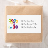 Kus me Ik ben 30 T-shirts en cadeautjes Etiket (Insitu)