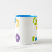 Kus me Ik ben 30 T-shirts en cadeautjes Tweekleurige Koffiemok (Center)