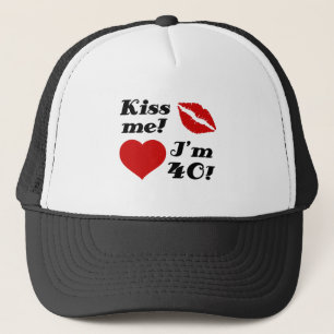 Kus me, ik ben 40! trucker pet