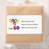 Kus me Ik ben 50 T-shirts en cadeautjes Etiket (Insitu)