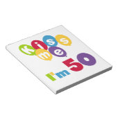 Kus me Ik ben 50 T-shirts en cadeautjes Notitieblok (Schuin)