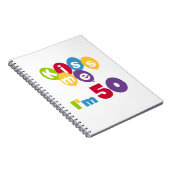 Kus me Ik ben 50 T-shirts en cadeautjes Notitieboek (Rechterzijde)
