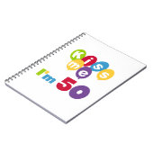 Kus me Ik ben 50 T-shirts en cadeautjes Notitieboek (Linkerzijde)