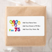 Kus me Ik ben 75 T-shirts en cadeautjes Etiket (Insitu)