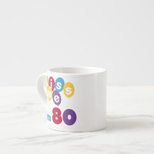 Kus me Ik ben 80 T-shirts en cadeautjes op de verj Espresso Kop