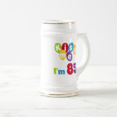 Kus me Ik ben 85 T-shirts en cadeautjes Bierpul (Voorkant rechts)