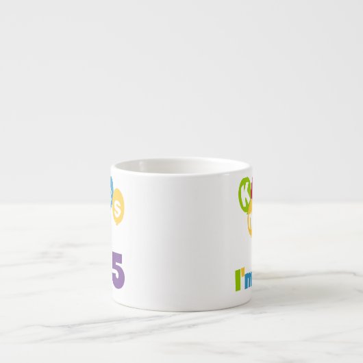 Kus me Ik ben 85 T-shirts en cadeautjes Espresso Kop (Voorkant)