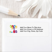 Kus me Ik ben 85 T-shirts en cadeautjes Etiket (Insitu)