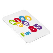 Kus me Ik ben 85 T-shirts en cadeautjes Magneet (Rechterzijde)