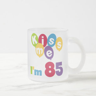 Kus me Ik ben 85 T-shirts en cadeautjes Matglas Koffiemok