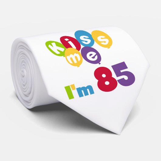Kus me Ik ben 85 T-shirts en cadeautjes Stropdas (Opgerold)