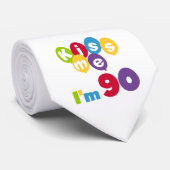 Kus me Ik ben 90 T-shirts en cadeautjes. Stropdas (Opgerold)