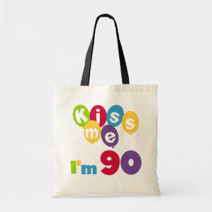 Kus me Ik ben 90 T-shirts en cadeautjes. Tote Bag