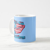 Kus me Ik ben Amerikaanse Producten Koffiemok (Voorkant links)