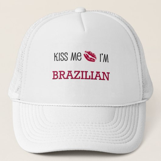 Kus me ik ben BRAZILIAN Trucker Pet (Voorkant)