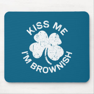 Kus Me Ik Ben Bruinachtig T-shirt Mannen Vrouwen K Muismat