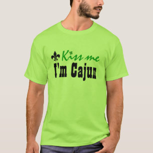 Kus me Ik ben Cajun - Gepersonaliseerd T-shirt