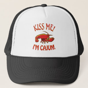 Kus Me Ik ben Cajun quote Trucker Pet