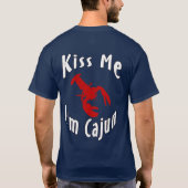 Kus me ik ben Cajun T-shirt (Achterkant)