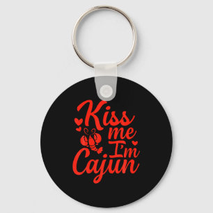Kus Me Ik Ben Cajun Valentijnsdag St Patricks Day  Sleutelhanger