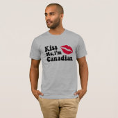 Kus me Ik ben Canadees T-shirt (Voorkant volledig)