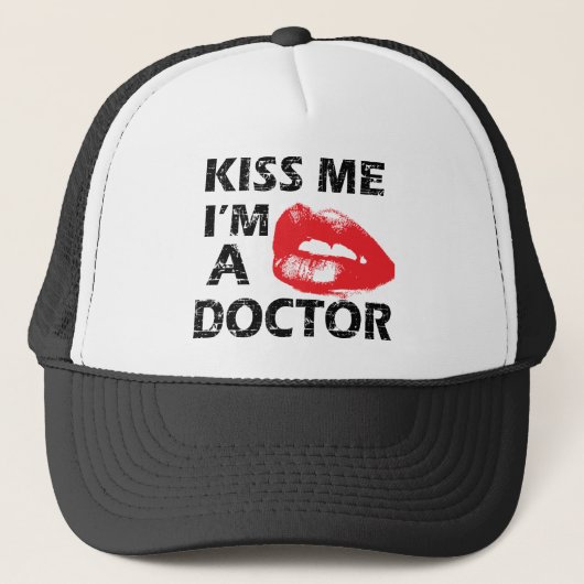 Kus me ik ben dokter trucker pet (Voorkant)