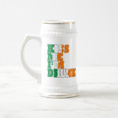 Kus me Ik ben drink St Pats Bierpul (Links)